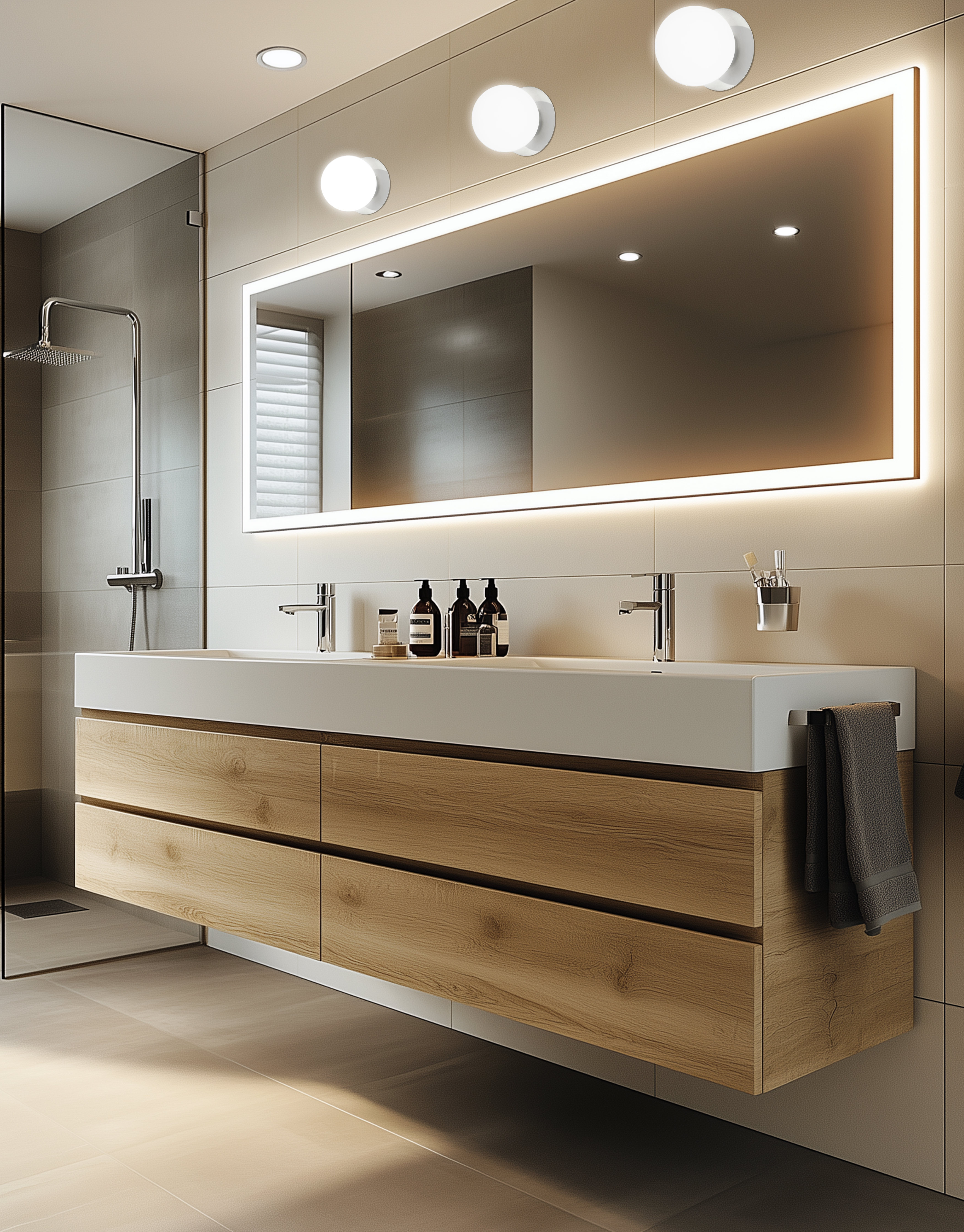 1LT Halogen Wall Sconce, PC w/ White Glass