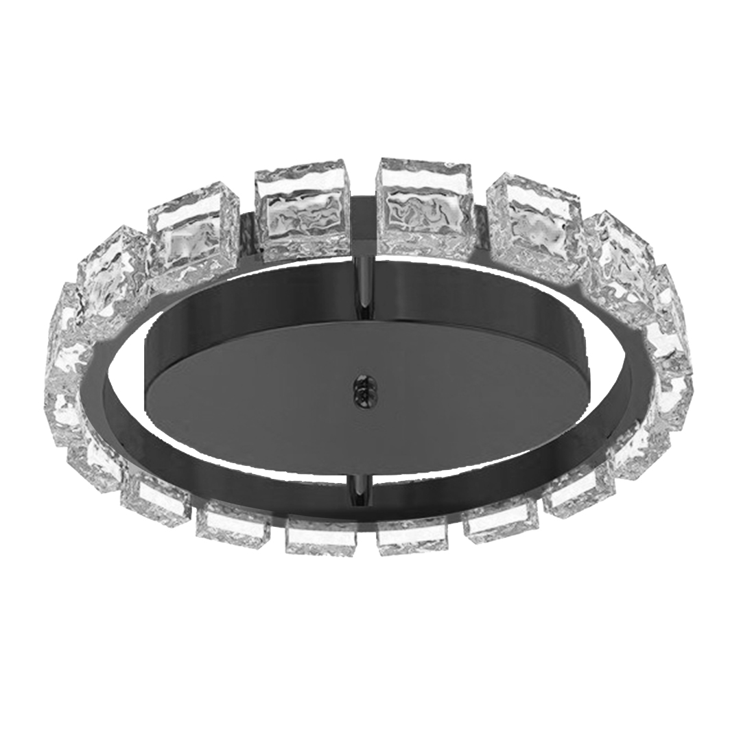 16W Flush Mount, MB w/ CLR Acrylic