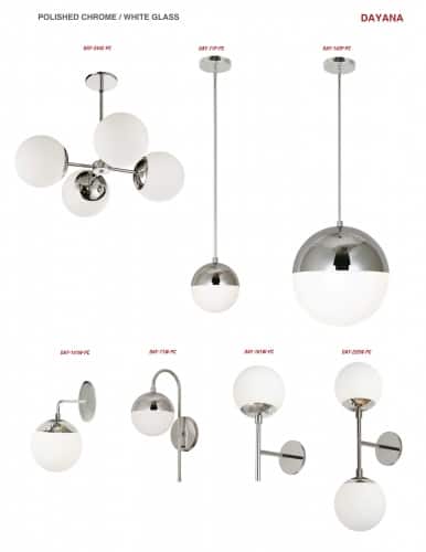1LT Halogen Sconce PC w/ WH Opal Glass HW + Plug