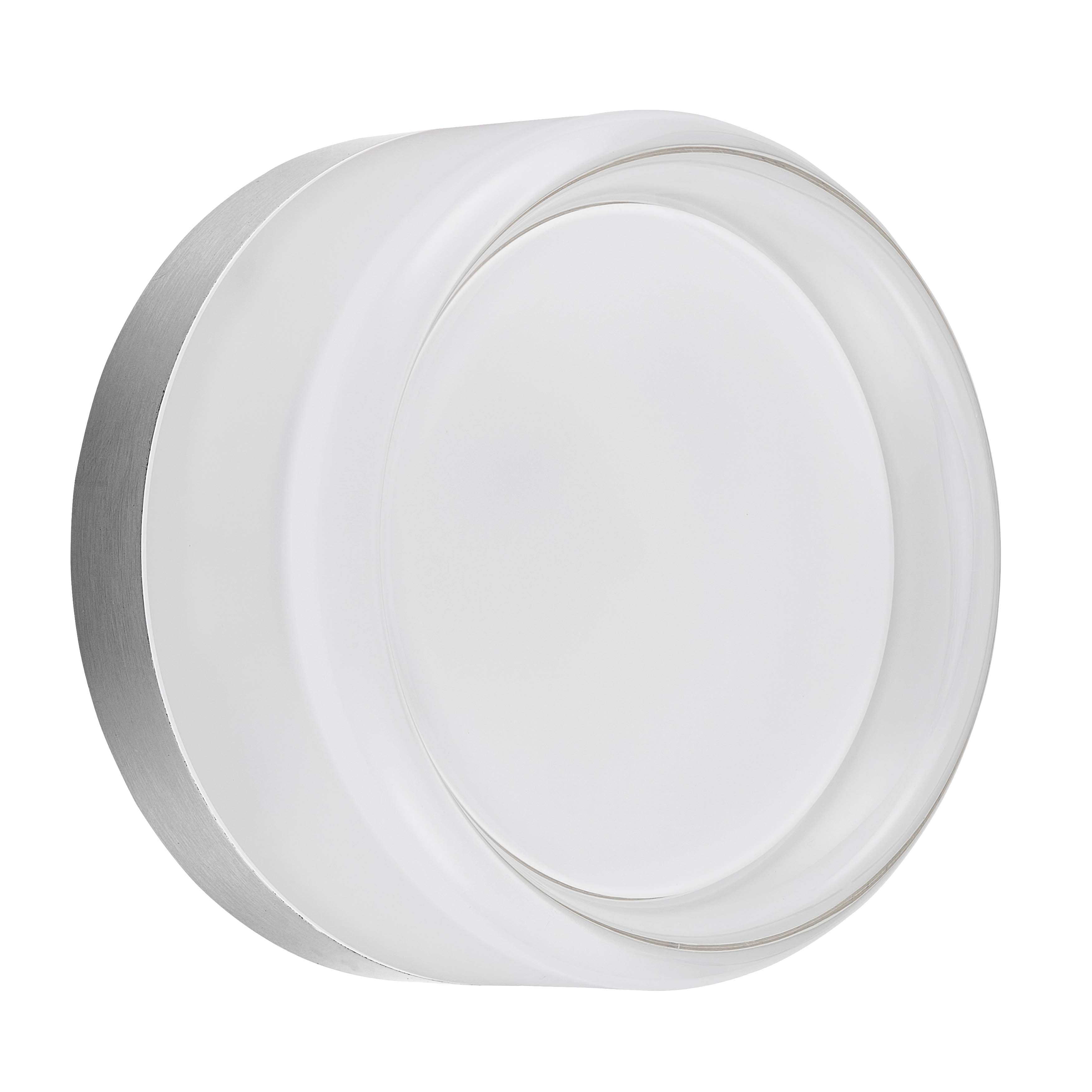15W Wall Sconce, PC w/ CLR & FR Acrylic Diffuser