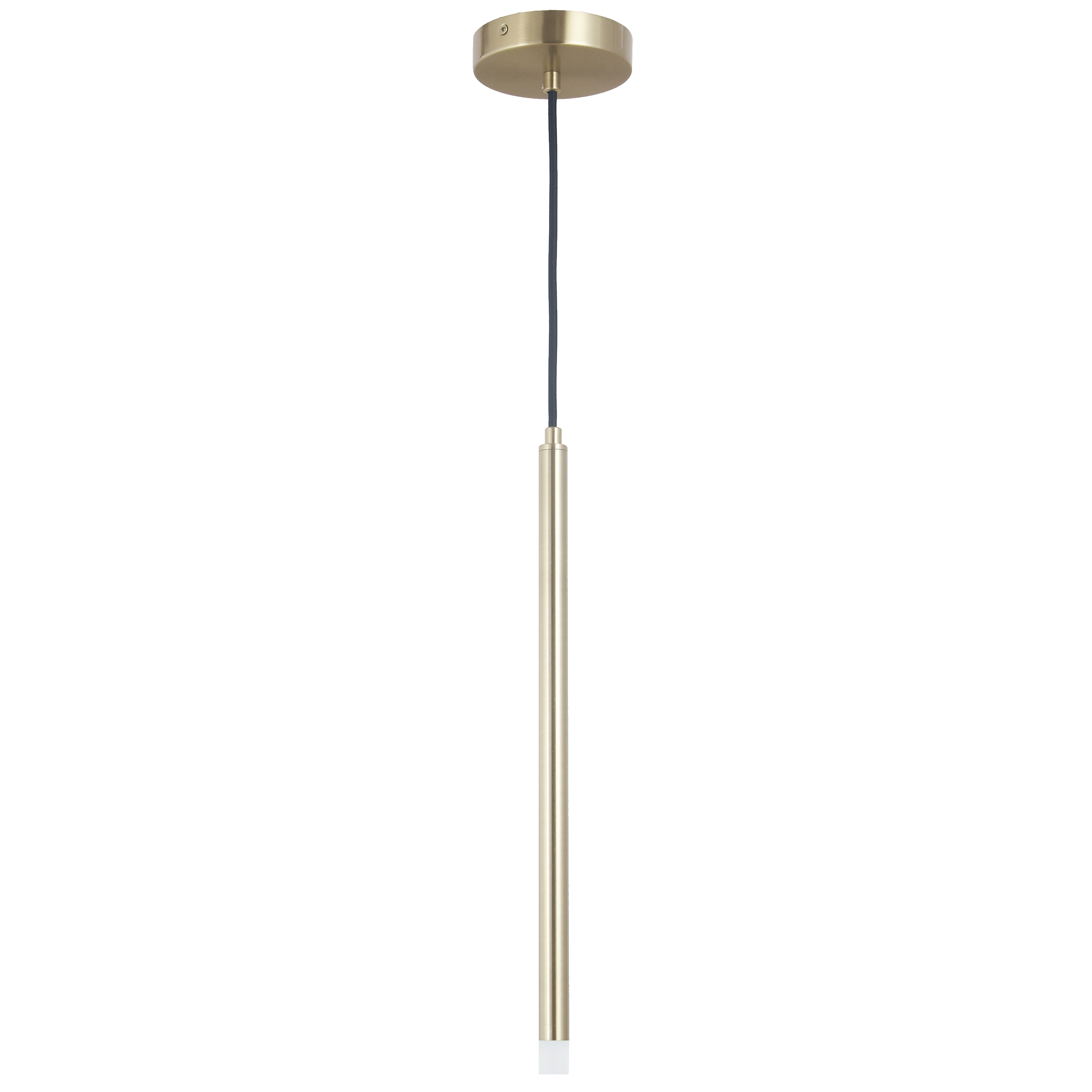 3W Pendant, AGB w/ FR Acrylic Diffuser
