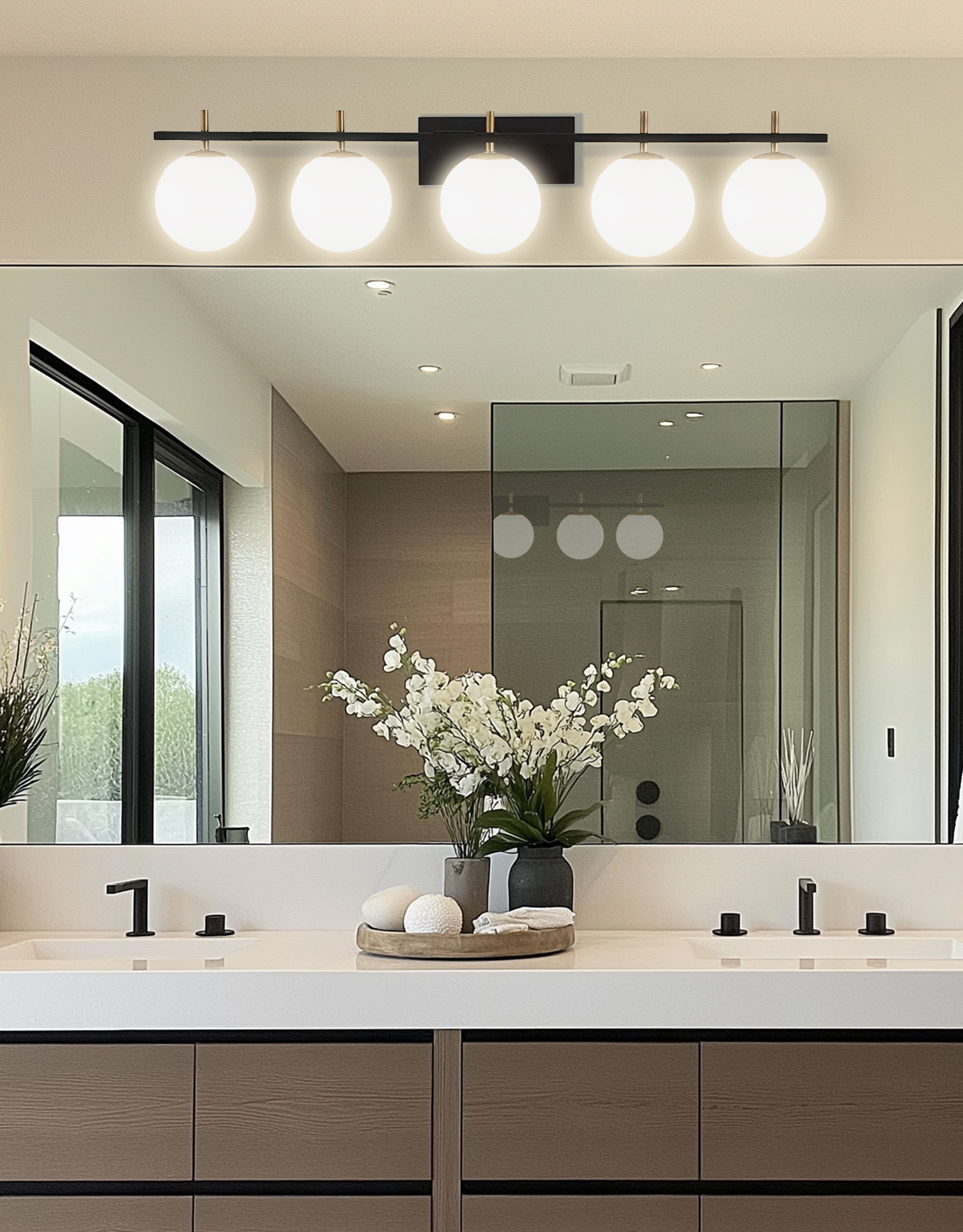 5LT Halogen Vanity, MB & AGB